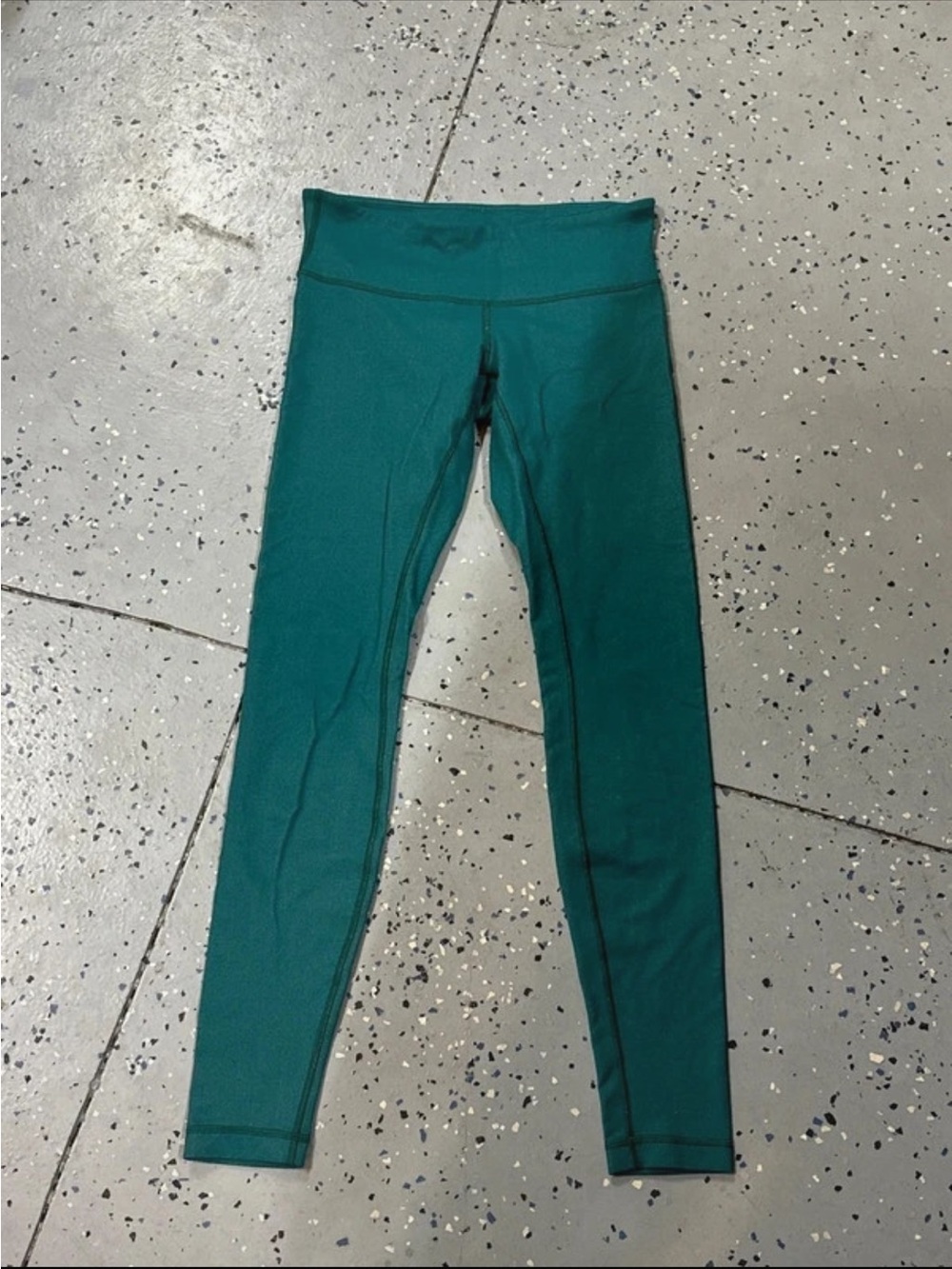 lululemon athletica Teal Mid-Rise Full-Length Leggings